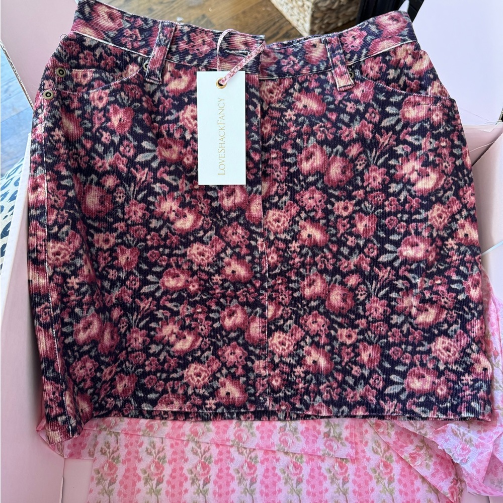 Brand new love shack fancy skirt. Never worn, a little too small for me.